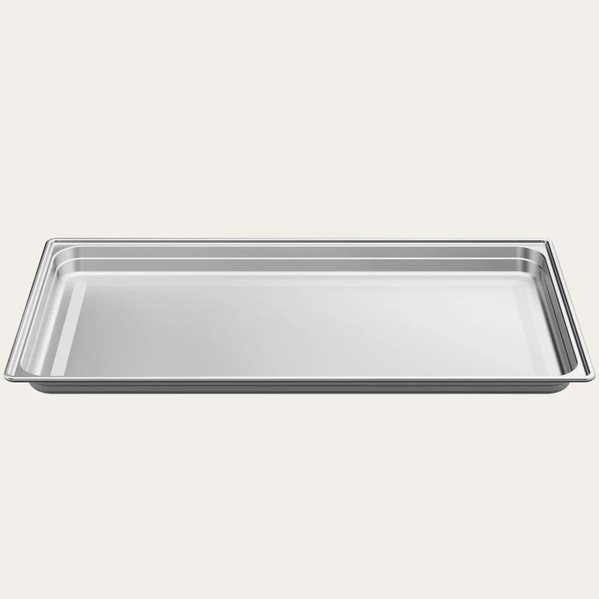 Edelstahlblech ungelocht, B 629 x T 370 x H 28 mm