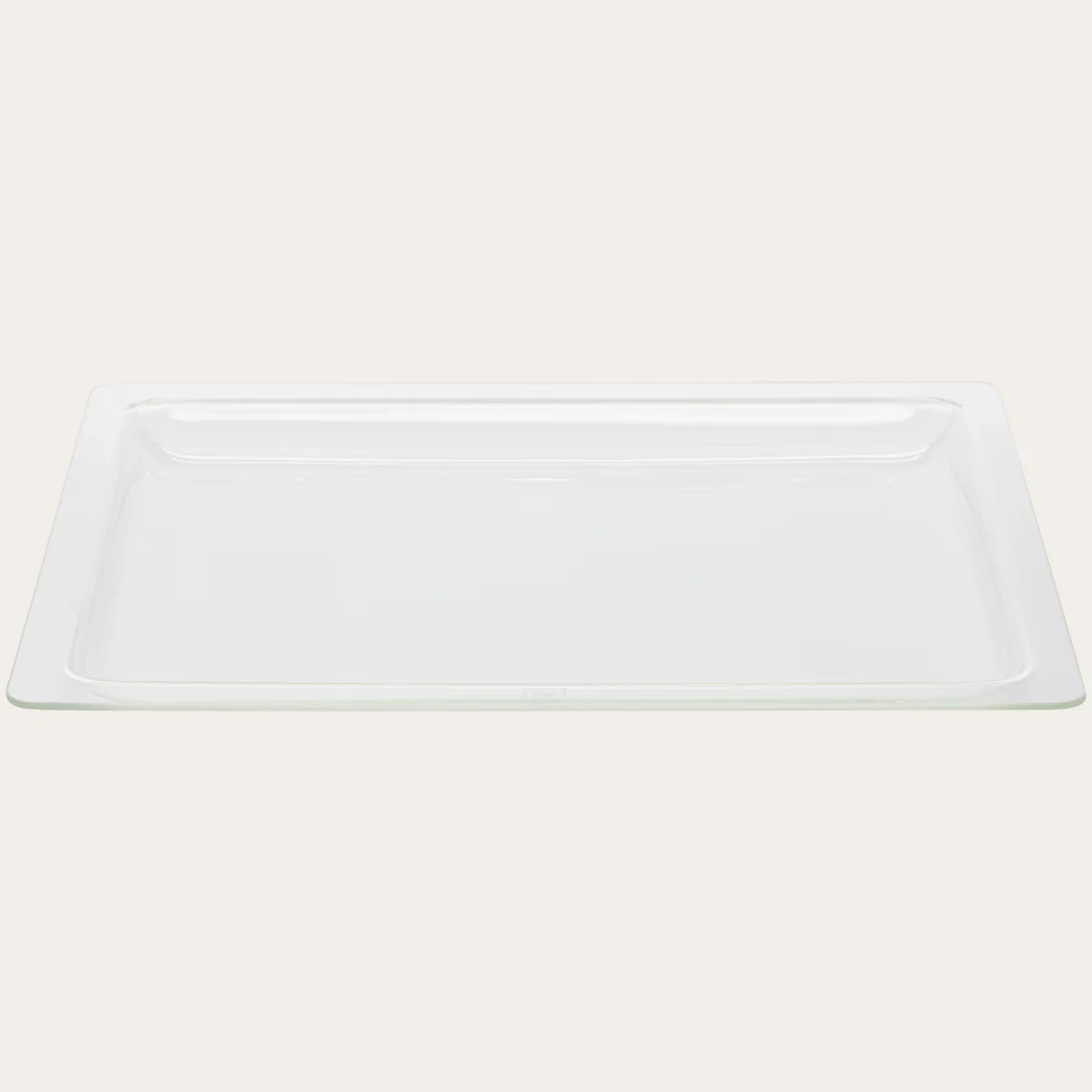 Glasschale gehärtet, B 430 × T 370 × H 27 mm