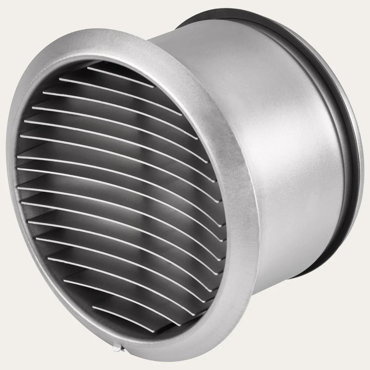 Prime Turbo Wetterschutzgitter rund, Edelstahl ohne Rückstauklappe, ø 150 mm