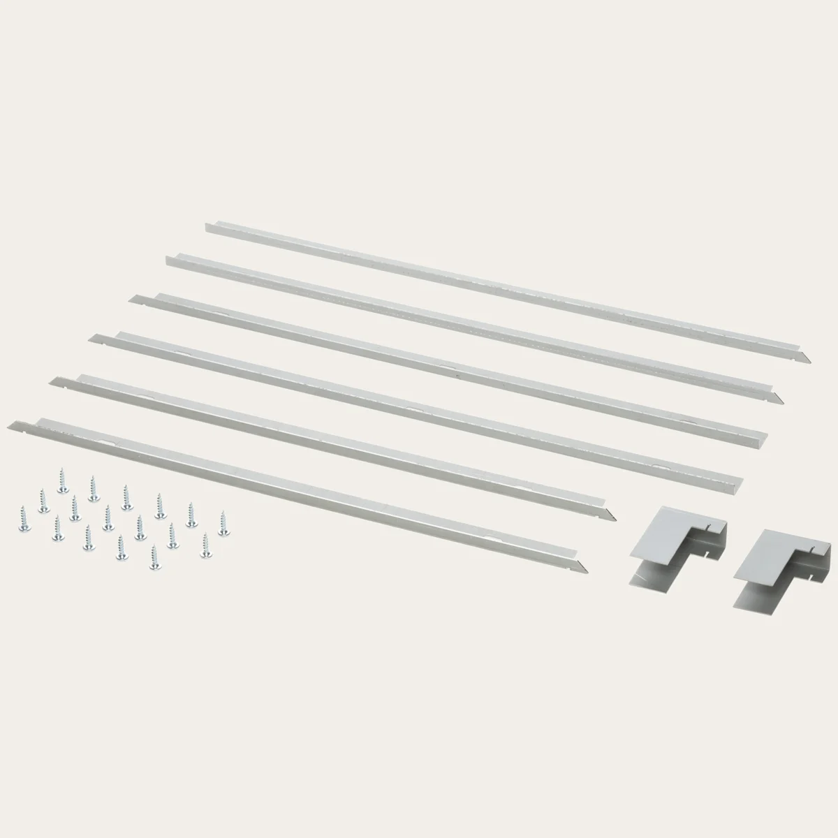 Auflagewinkel-Set, flächenbündig, Baugrösse 90