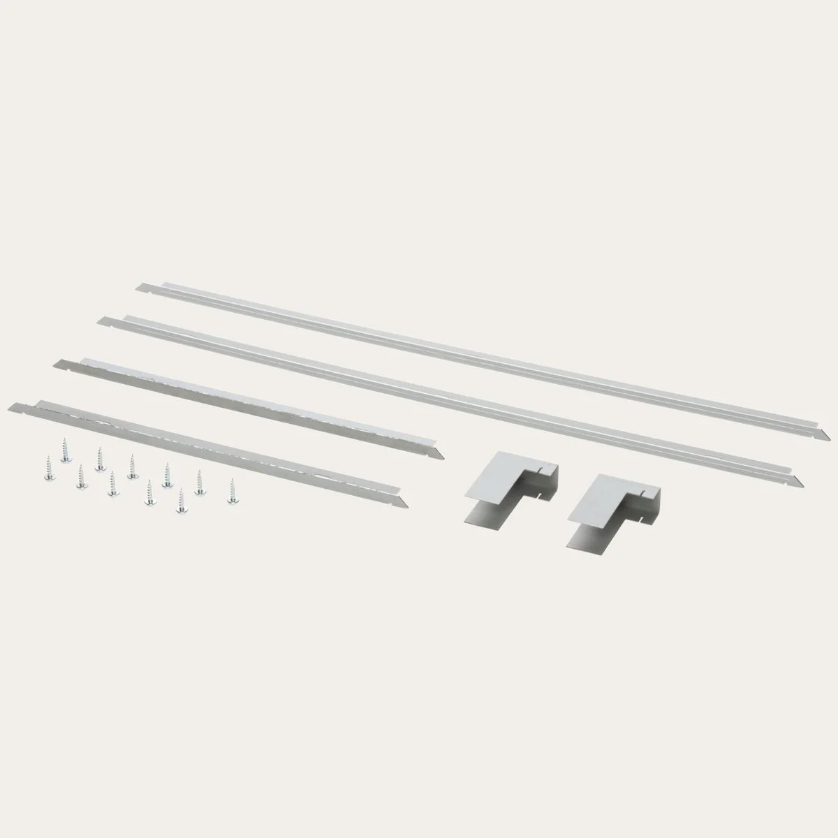 Auflagewinkel-Set, flächenbündig, Baugrösse 30