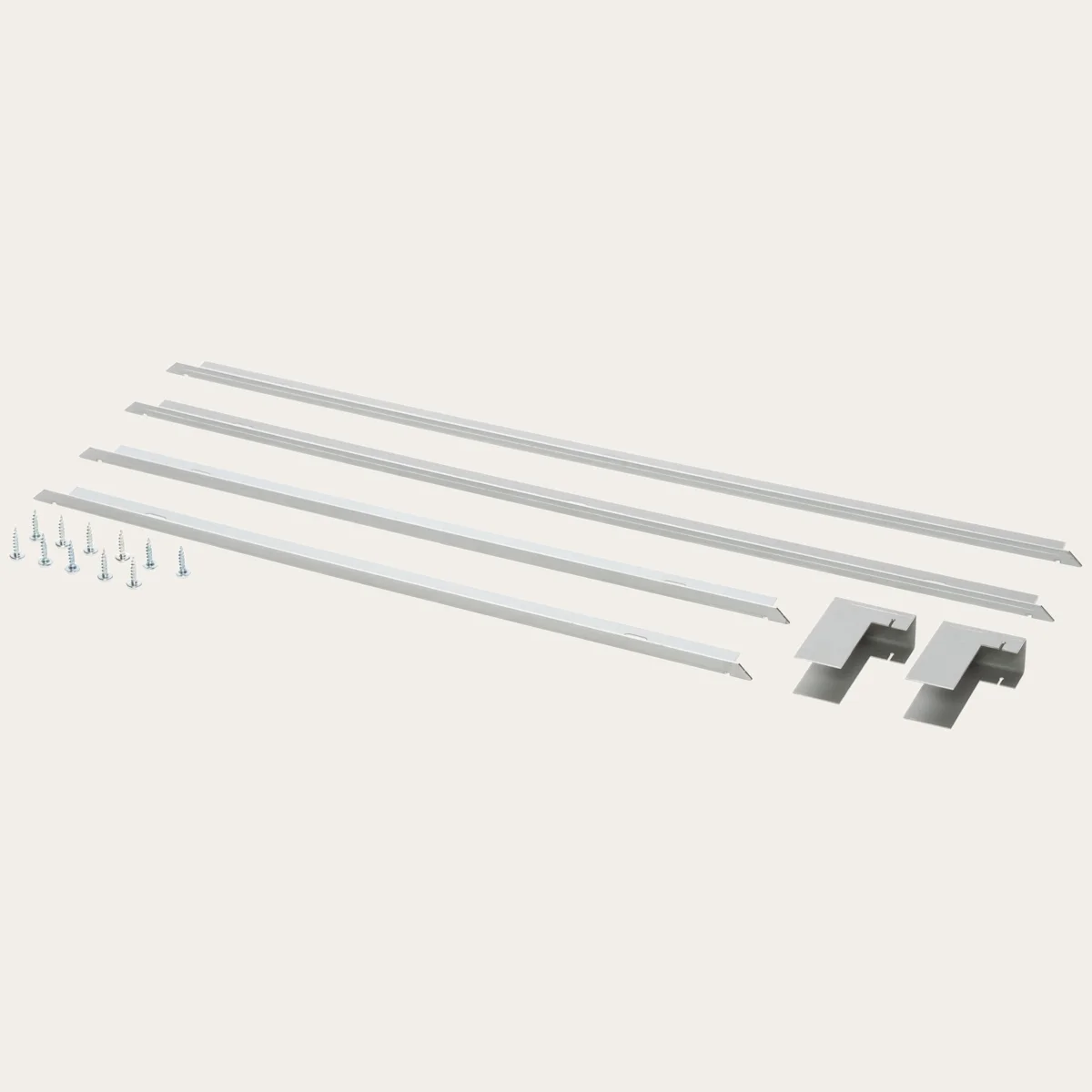 Auflagewinkel-Set, flächenbündig, Baugrösse 40
