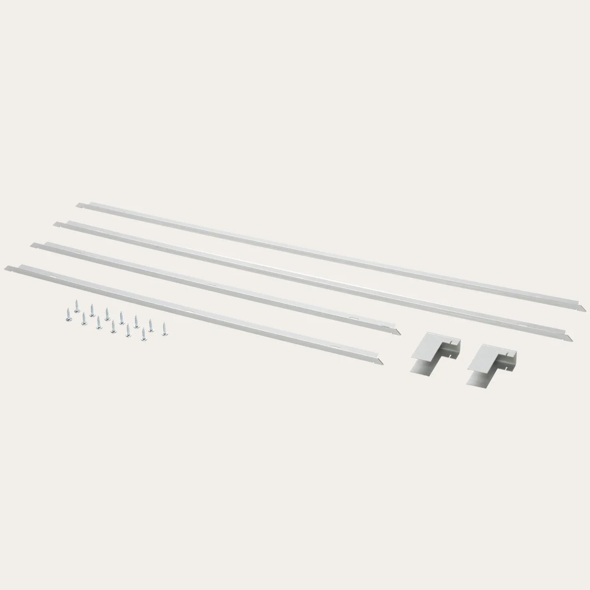Auflagewinkel-Set, flächenbündig, Baugrösse 70