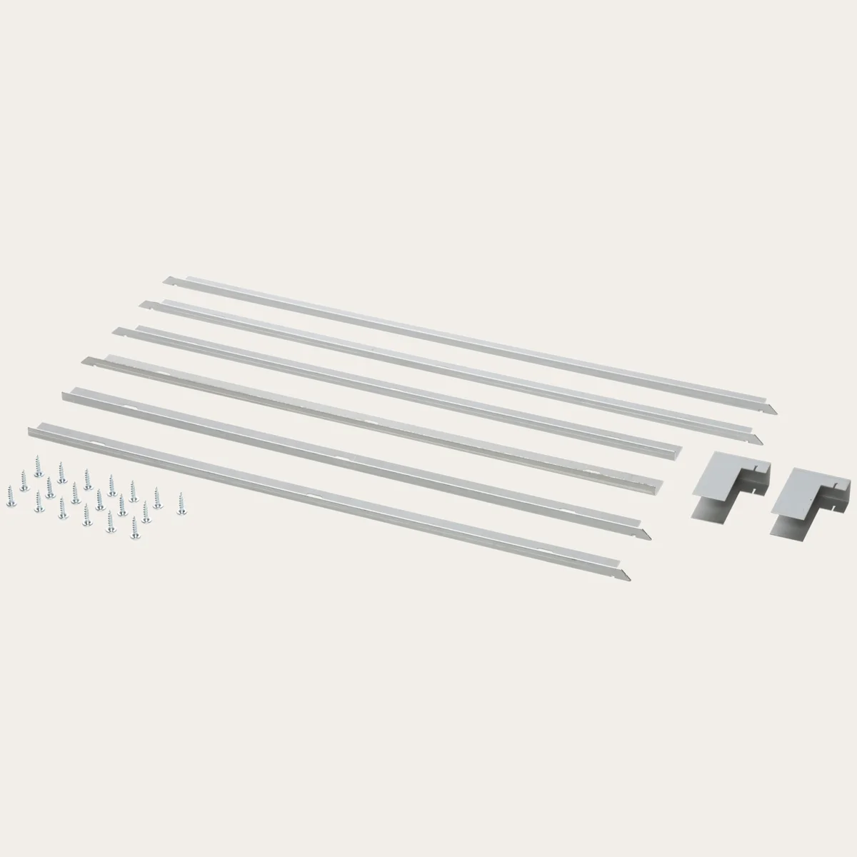Auflagewinkel-Set, flächenbündig, Baugrösse 90