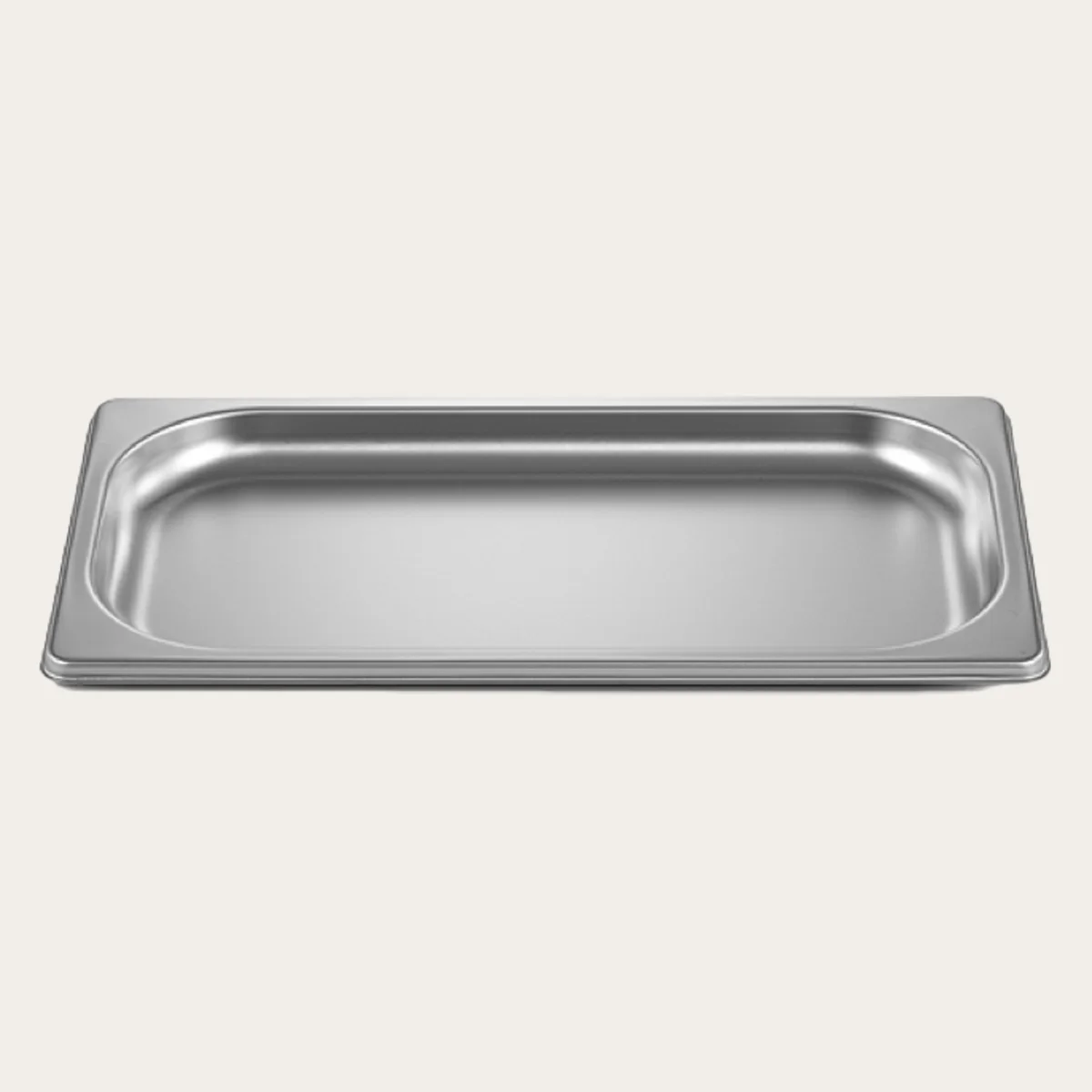 Edelstahlblech ungelocht, 1/3 GN, B 325 x T 177 x H 20 mm