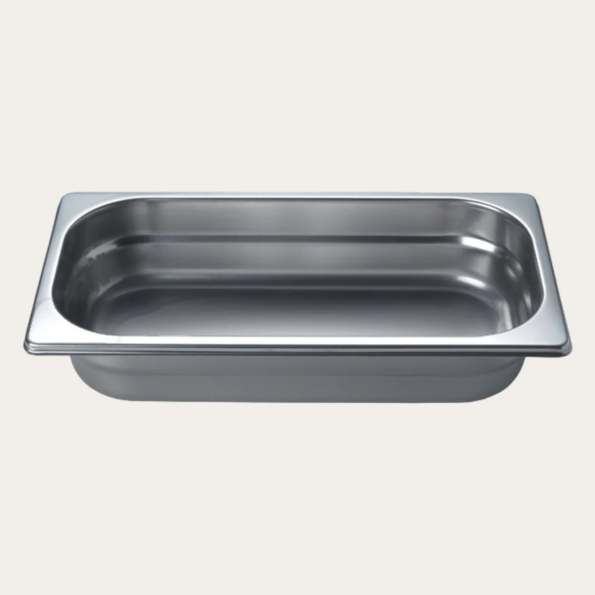 Garbehälter ungelocht, 1/3 GN, B 325 x T 177 x H 65 mm