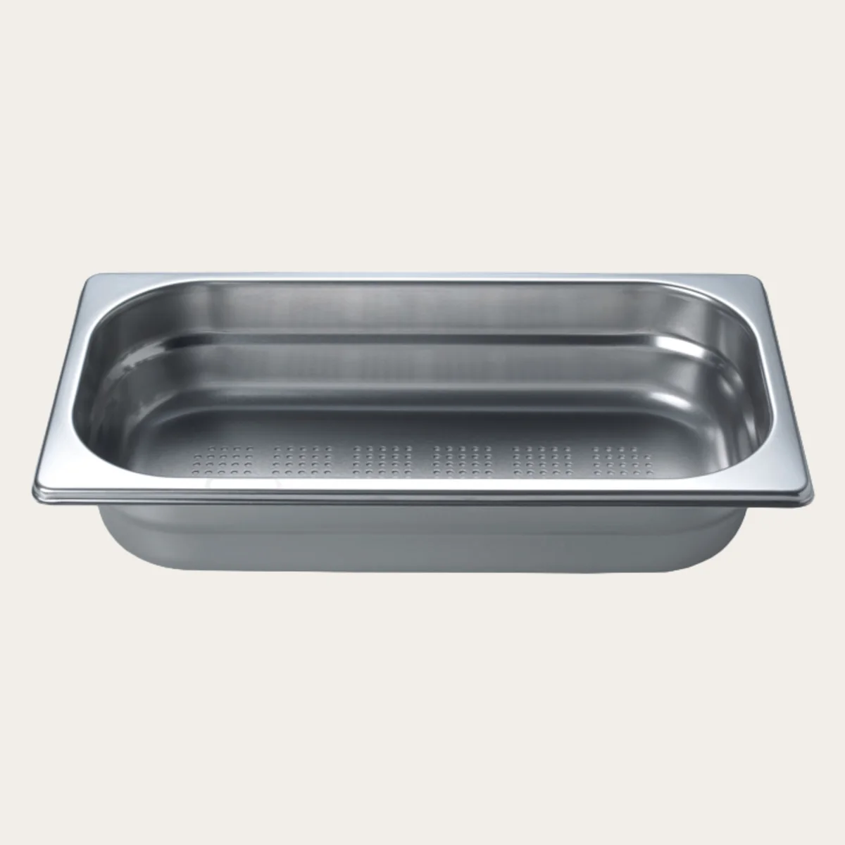 Garbehälter gelocht, 2/3 GN, B 325 x T 354 x H 65 mm