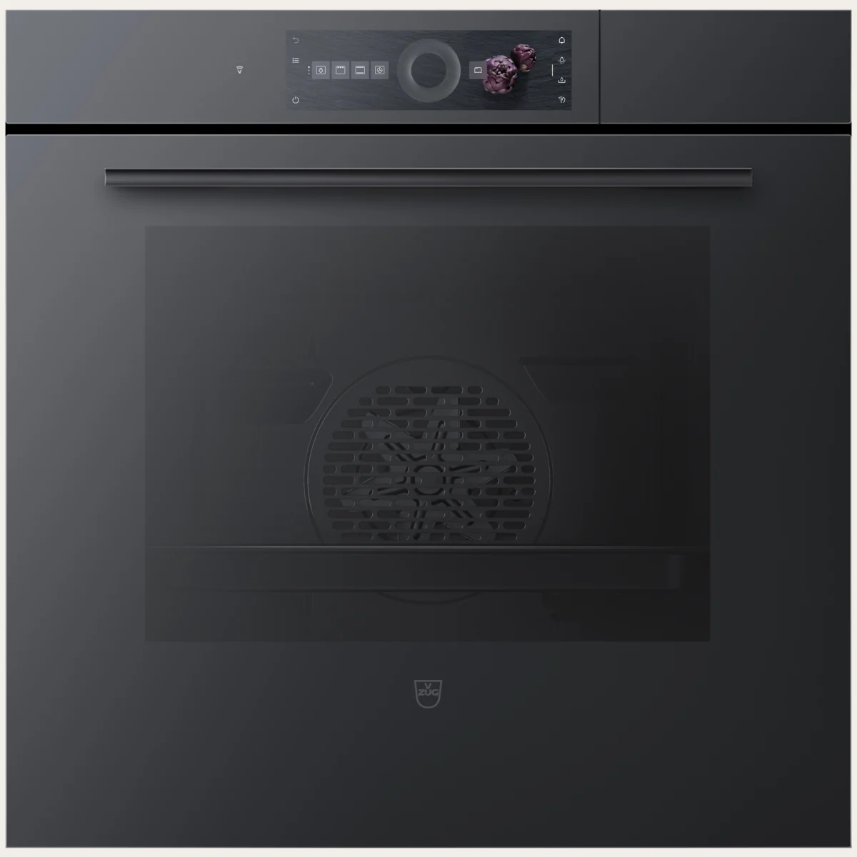 V-ZUG CombairSteamer V2000 60, Spiegelglas Schwarz, Artikel 2303600007