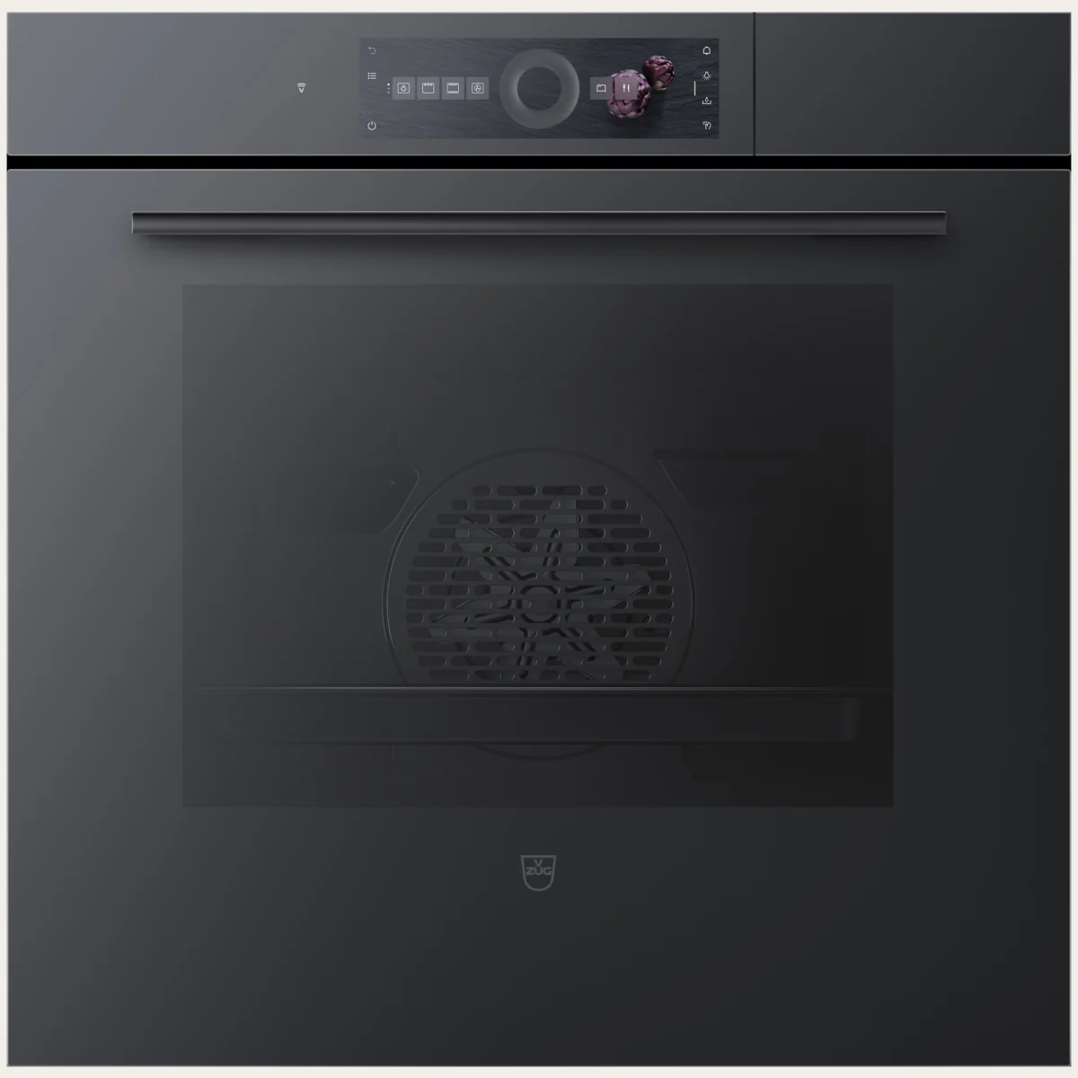 V-ZUG CombairSteamer V6000 60, Spiegelglas Schwarz, Artikel 2303800009